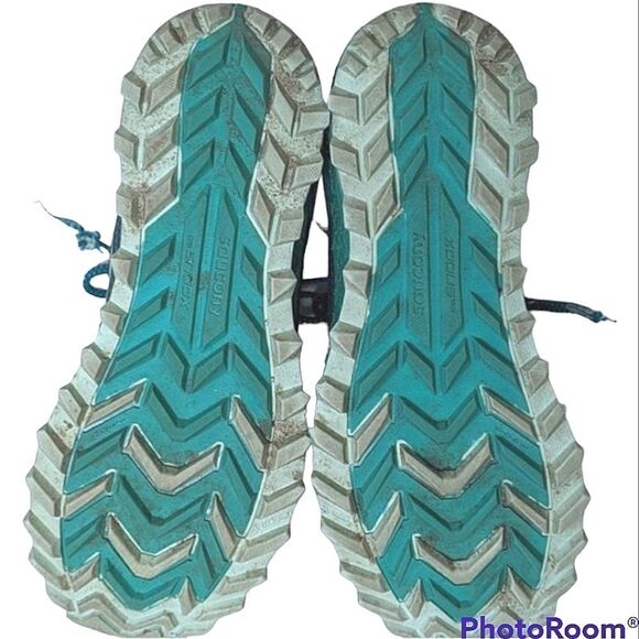 Saucony ISO Series Women's Neutral Running Shoe Green Turquoise size 10.5 - Picture 7 of 11